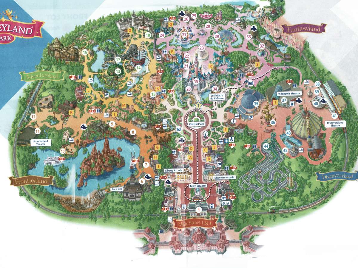 Plans Des Parcs Disneyland Paris 2024 – 2025 +&nbsp;Programme
