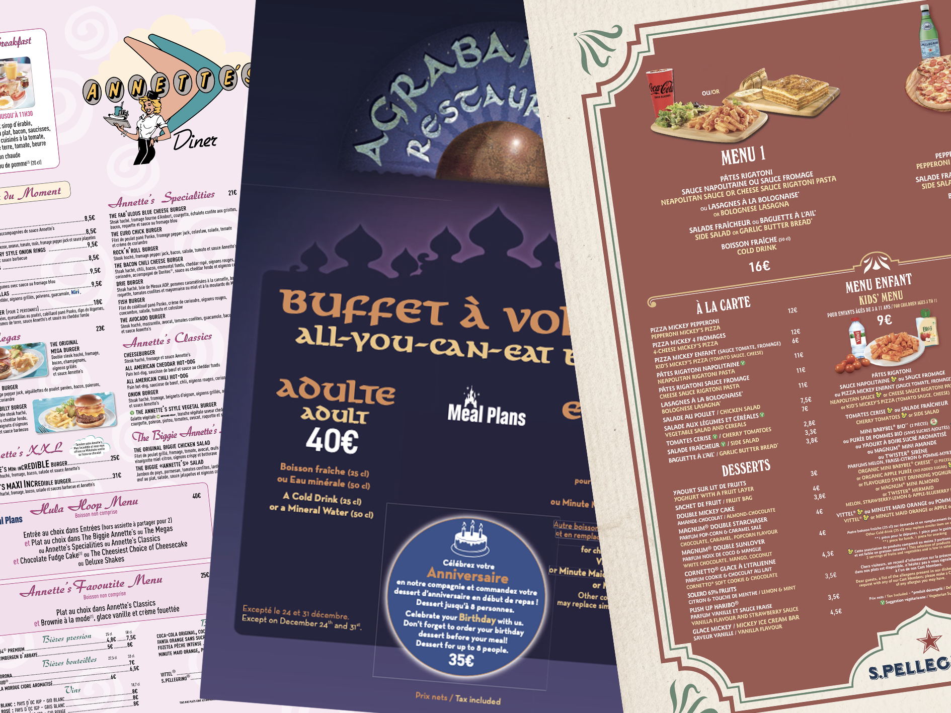 Tous Les Menus, Prix Et Cartes Des Restaurants De Disneyland&nbsp;Paris