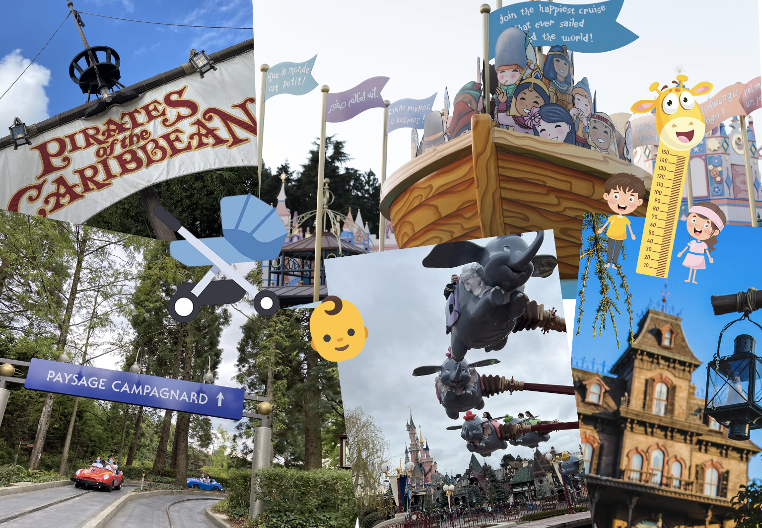 Liste des attractions sans&nbsp;restriction