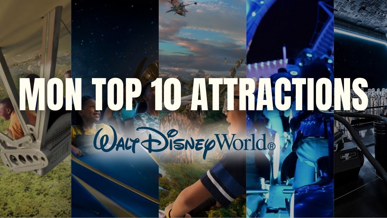 Top 10 Attractions de Walt Disney&nbsp;World