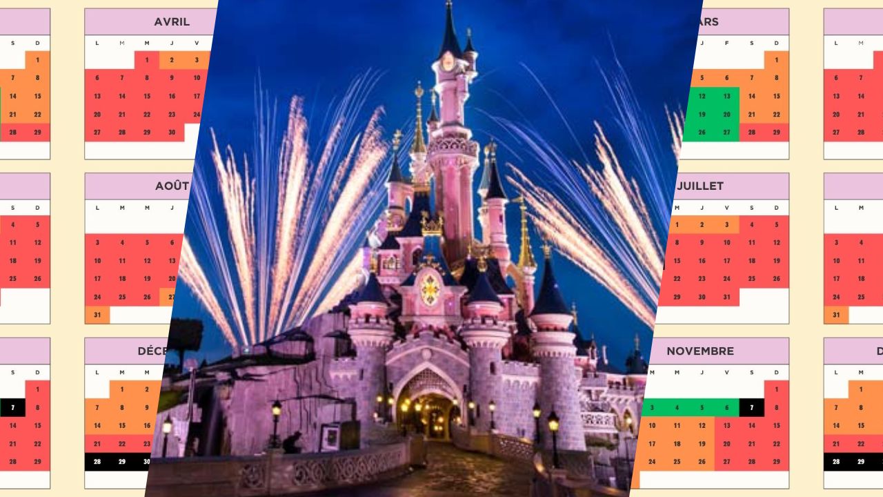 Calendrier d&rsquo;Affluence Disneyland Paris&nbsp;2026-2027